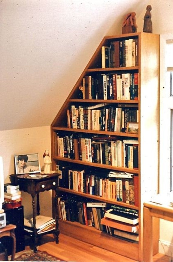 Items similar to Custom fitted bookcase on Etsy