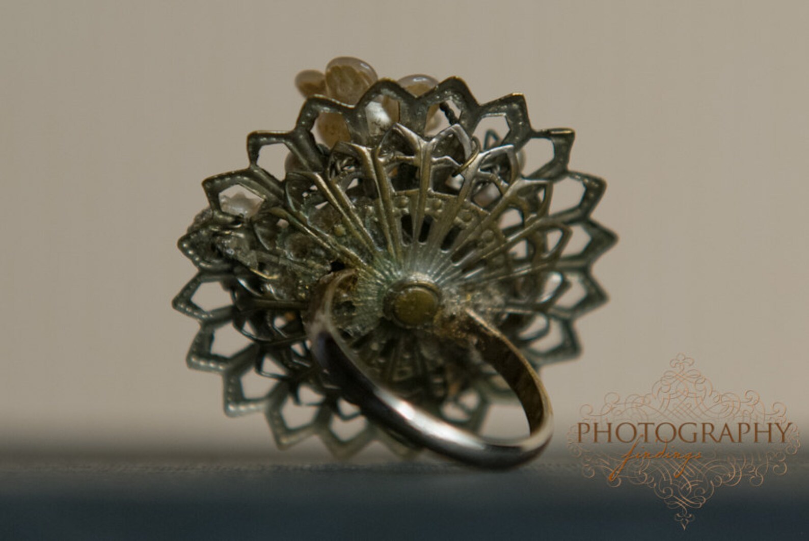 Vintage 1960s Ornate Funky Costume Jewelry Ring Size 9 Etsy