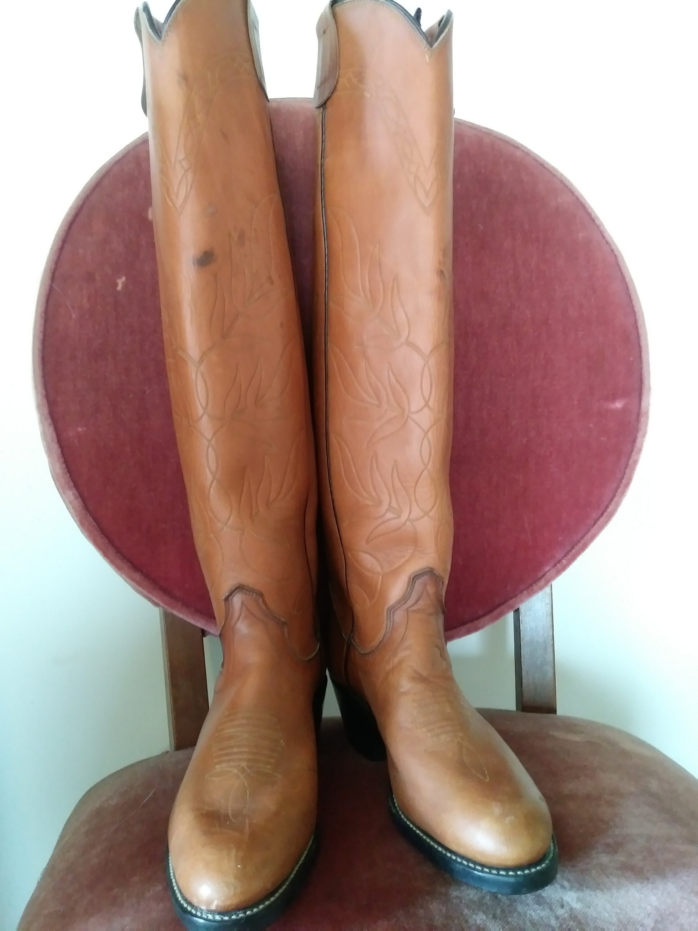 Vintage Olathe Boots - Etsy