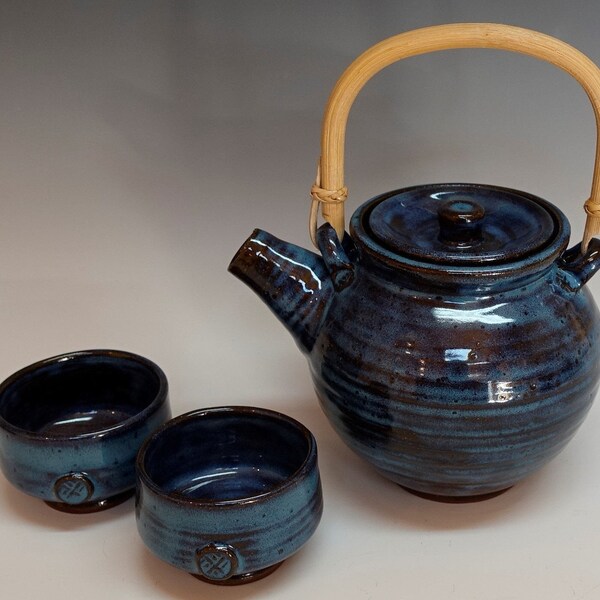 Stoneware Tea Set Etsy