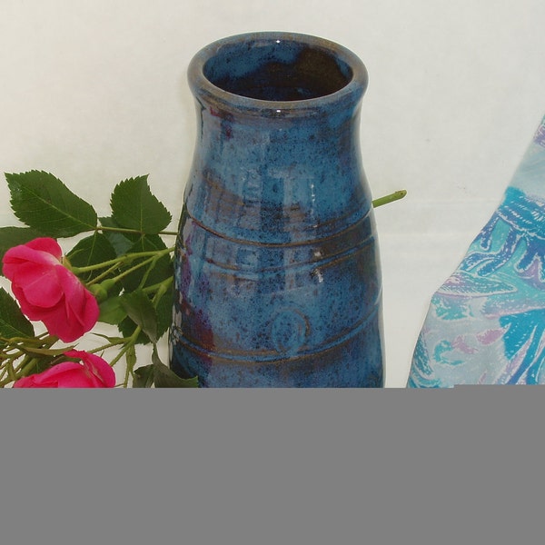 little aqua blue vase