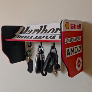 Portachiavi F1 In Metallo - Forma Di Monoposto Di Formula 1 - Accessorio Auto Per Uomini E Donne Appassionati Di Motorsport - Regalo Originale
