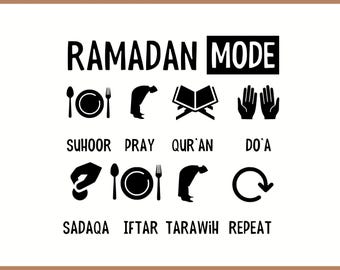 Ramadan Mode Svg, Family Ramadan Svg, Ramadan Mubarak Png, Ramadan Kareem Design, Muslim Shirt, Eid Mubarak Sweatshirt, Islamic gift Png