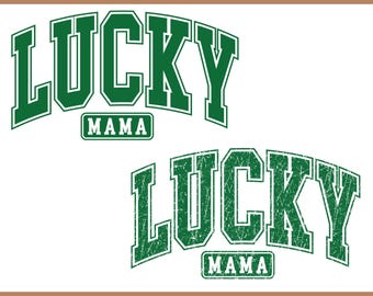 Lucky Mama Shirt, Comfort Colors Saint Patricks Tshirt, St Patricks Tee, Saint Patricks Day Gift for Mom, Shamrock Shirt, Irish Mom Crewneck