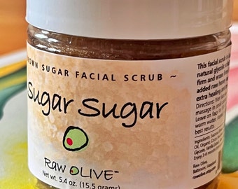 Organic Brown Sugar Facial and Lip Scrub