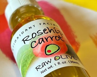 Organic Rosehip Carrot Facial Serum