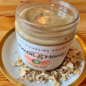 Organic Oatmeal and Honey Facial Cleansing Grains