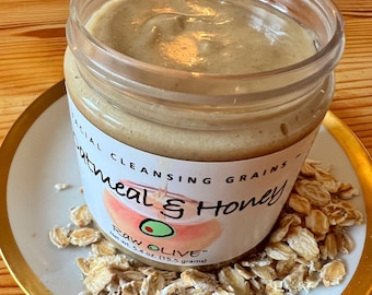 Organic Oatmeal and Honey Facial Cleansing Grains