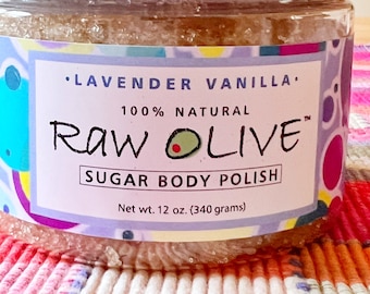 Lavender Vanilla Organic Sugar Scrub