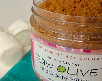 Peppermint Hot Cocoa Organic Sugar Body Polish