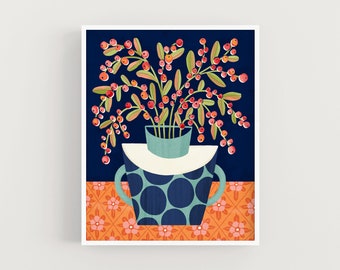 Modern Vase - Art Print 8x10