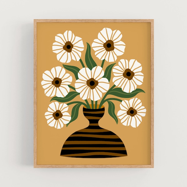 Boho Florals - Art Print