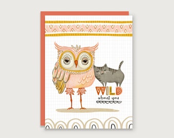 Wild About You - Greeting Card