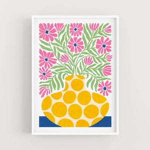 Floral Pop Art - Art Print