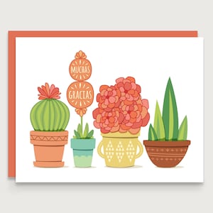 Muchas Gracias - Tarjeta de agradecimiento en español