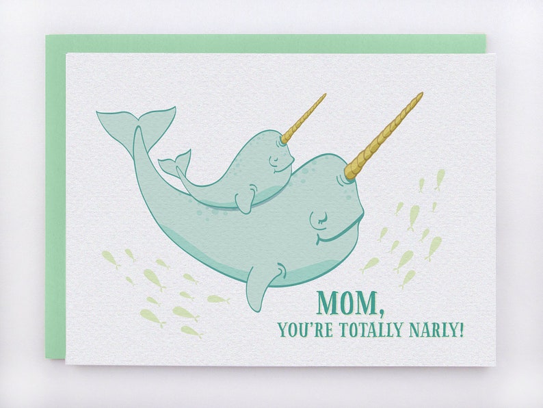 Totally Narly Mother's Day Card image 1