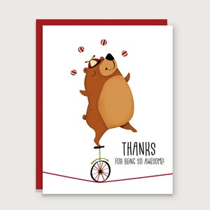 Thanks For Being So Awesome - Greeting Card