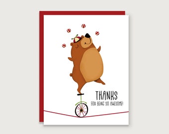 Thanks For Being So Awesome - Greeting Card