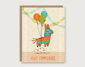 Feliz Cumpleanos - Pinata - Greeting Card