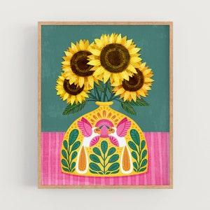 Summer Sunflowers - Art Print