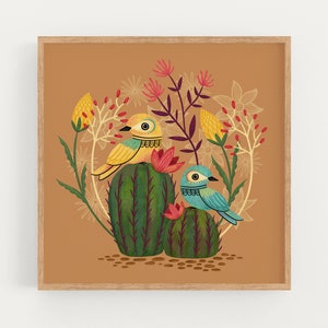 Desert Birds - Art Print