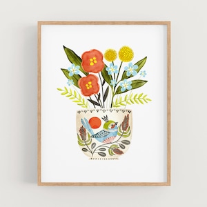 Maceta para pájaros Santa Fe - Serie I - Impresión artística