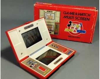 Console Nintendo Game & Watch vintage: Topolino Multi Schermo (1982) in scatola