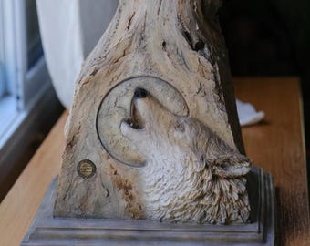 Joe Slockbower Wolf Sculpture: Circle of Life Limited Edition