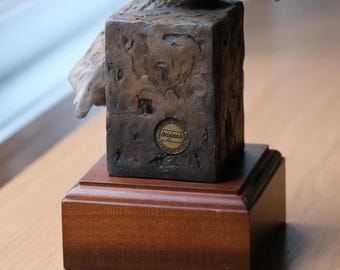 Stephen Herrero Wolf Sculpture: Mill Creek Studios Limited Edition