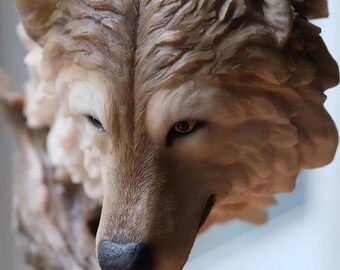 Stephen Herrero Wolf Sculpture: Mill Creek Studios Limited Edition
