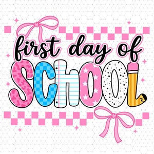 Happy First Day Of School Png, Teacher Back To School Png, Trendy Preppy  School Shirt, Teacher Appreciation Sublimation, 1st Day Of School