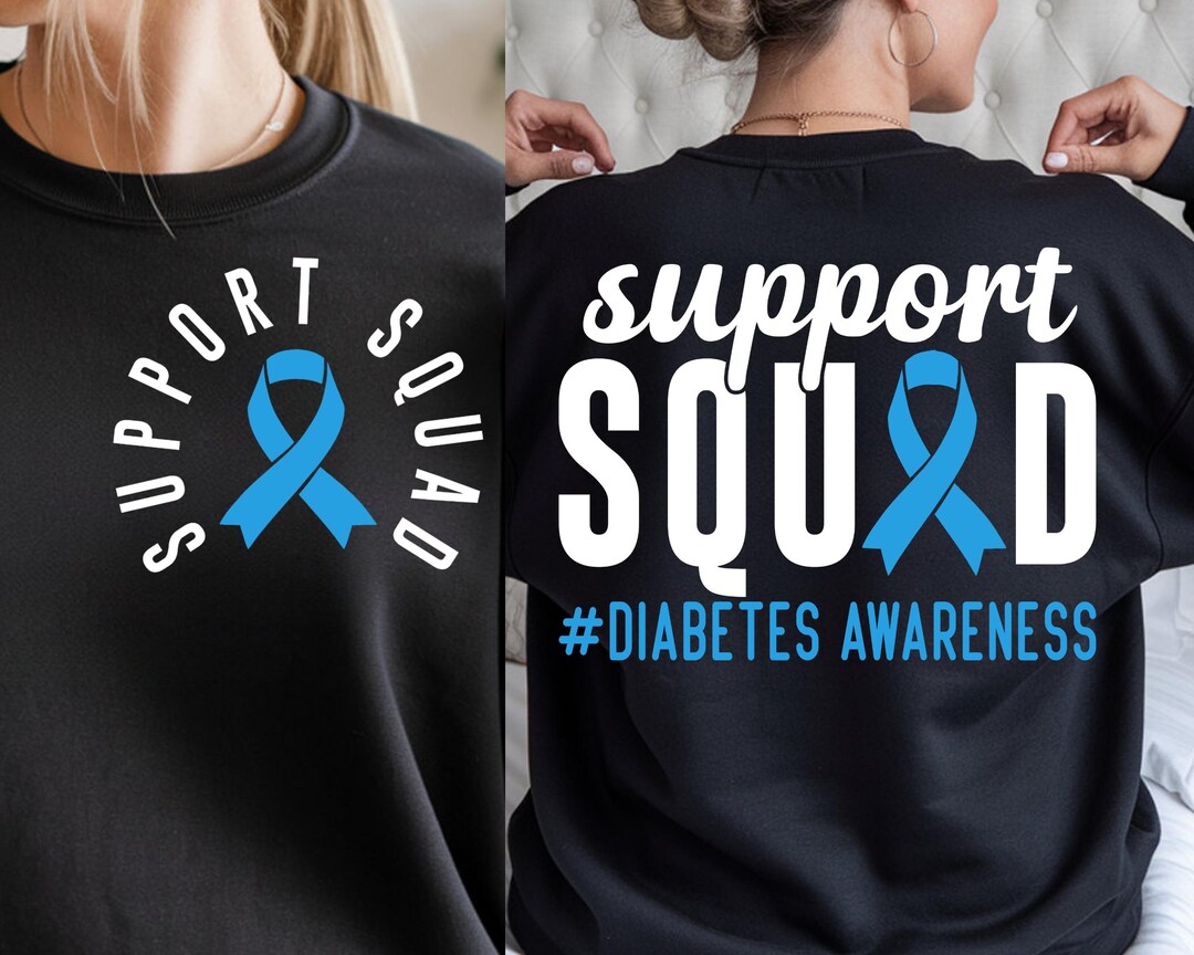 Sentinel Diabetes Support Support Squad Diabetes Awareness PNG, Insulin Support, Blue Ribbon ...