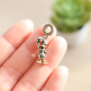 Silver 925 Character Duck Cartoon Charm