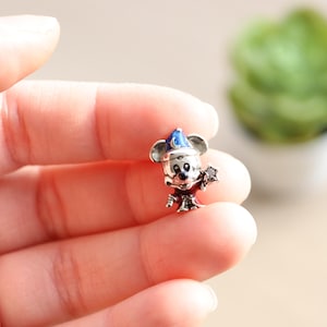 Silver 925 Character Mouse Magic Cartoon Charm