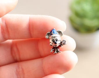 Silver 925 Character Mouse Magic Cartoon Charm