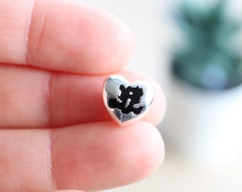 Silver 925 Mickey and Minnie Love Always Forever Charm