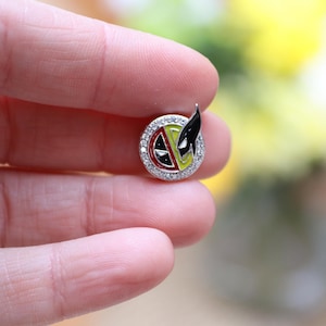 Silver 925 Character Super Heroes D and W Emblem Charm