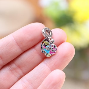 Silver 925 Character Stitch Emblem Ohana Means Family Charm