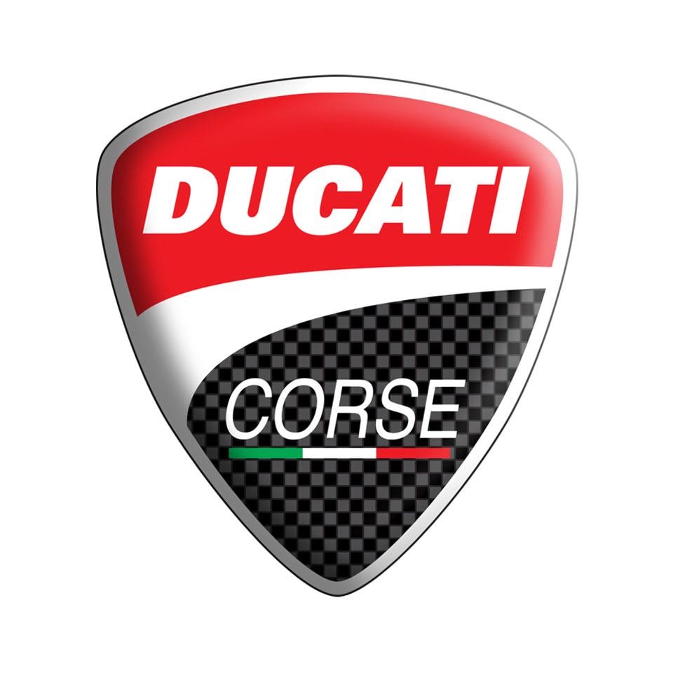 Unique Domed Emblem Decal Logo DUCATI/Self-applying Sticker Badge Bike Brand Logo Ducati/All Surfaces Silicone Shield/All sizes/Best gift