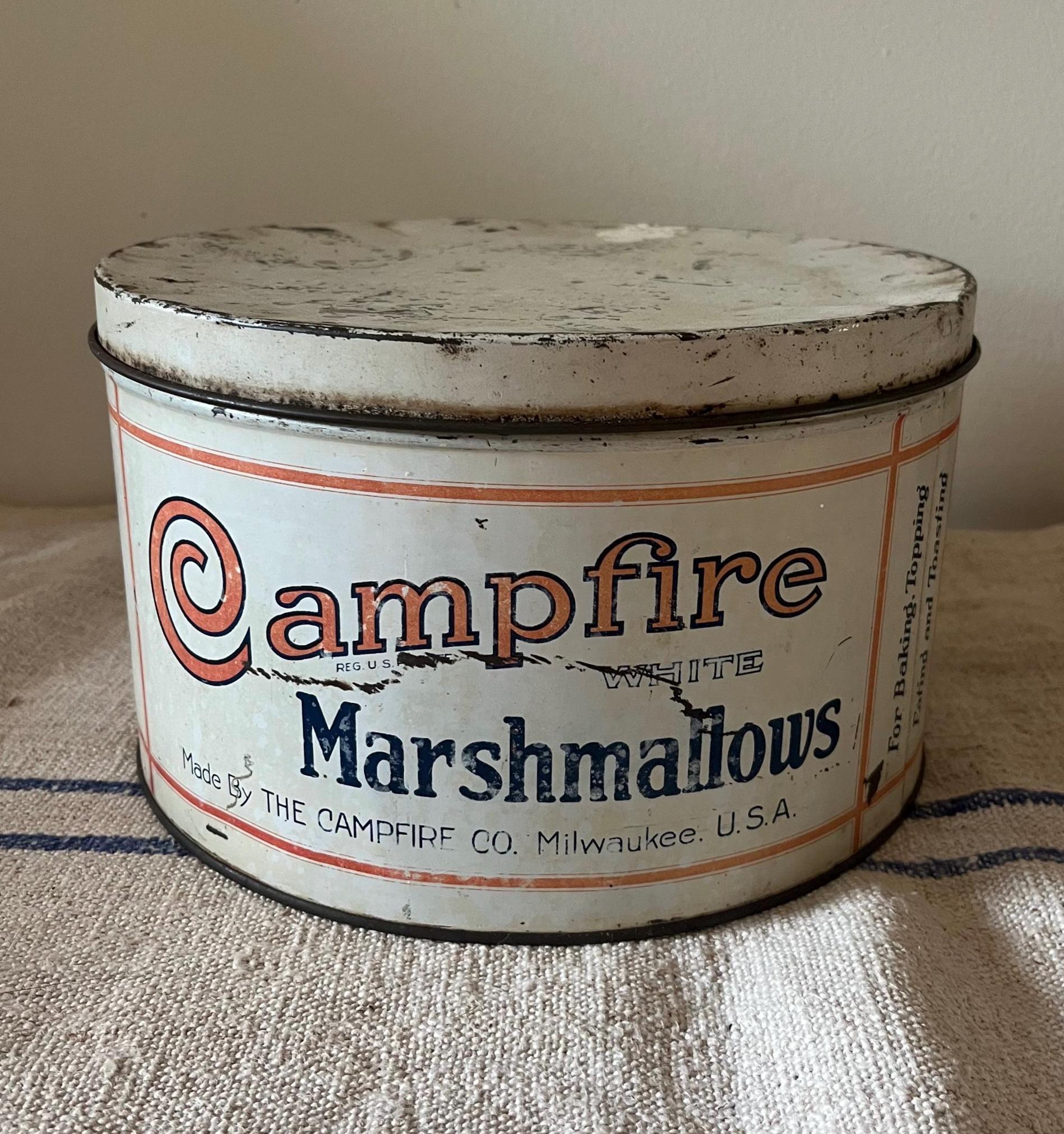 スーパーレア 20s ティン缶 Campfires Marshmallow Campfire Marshmallow Tin for sale | eBay