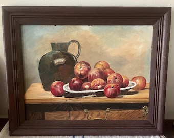 Vintage Still Life Painting ~ Cottagecore Design