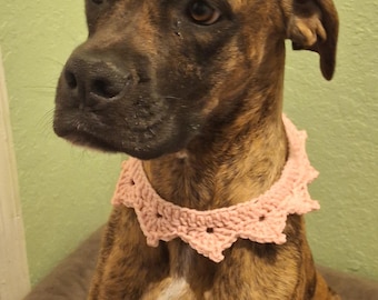 Crochet Dog Collar: Custom Pet Costume Accessory