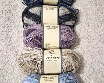 Yarn Bee Soft & Sleek Acrylic Yarn: 4oz Skein - Discontinued