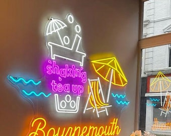 Custom LED Neon Signs – Personalized LED Wall Décor for Weddings, Home, Shops & Parties – Custom Text, Colors Sizes Available