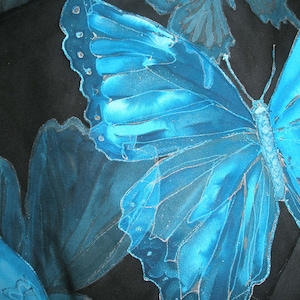 Magic silk scarf custom made. Handpainted in your colors and motifs. VIP service - I will create three scarves and you can choose your own!