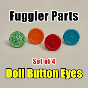 CRAFT KITS Set of 4 Buttons ABS Eyes fuggler