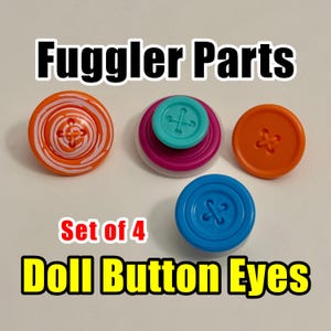 CRAFT KITS Set of 4 Buttons ABS Eyes fuggler