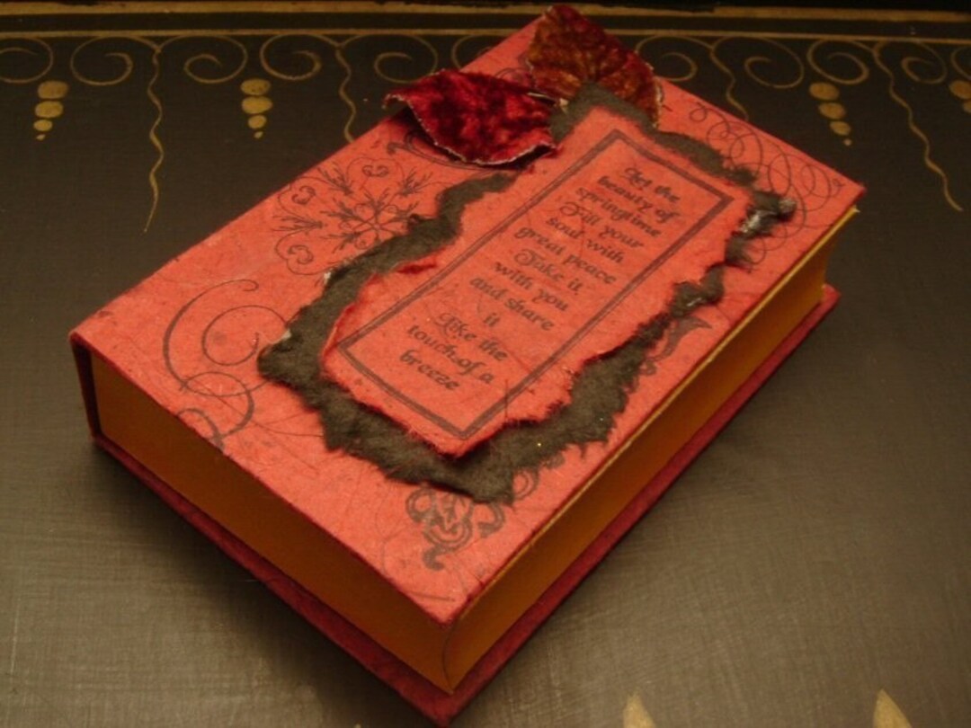 Printable Book Box Template Party Favor Box Template Instant Download