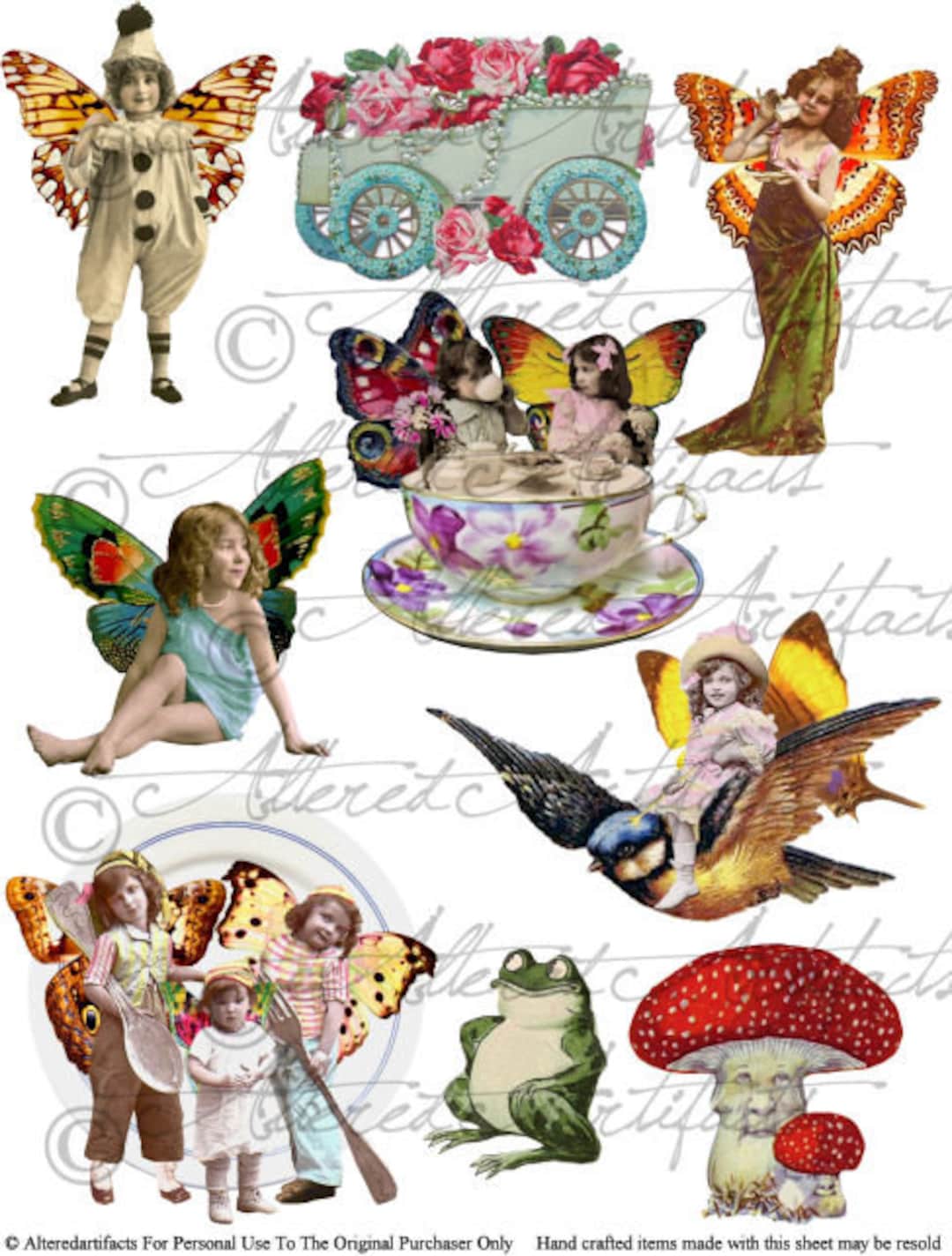 Printable Fairy Paper Doll Printable Paper Fairy Puppet Fairyland ...