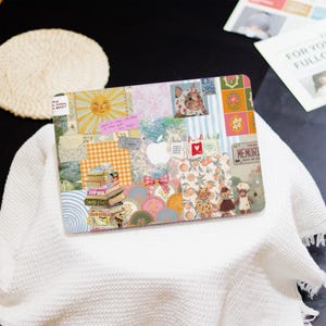 Cartoon Collage Wind Custom MacBook case, MacBook Pro 16/14 2024, MacBook Air 15, MacBook Air13 Air11, MacBook Pro 13, MacBook Ret 15/13